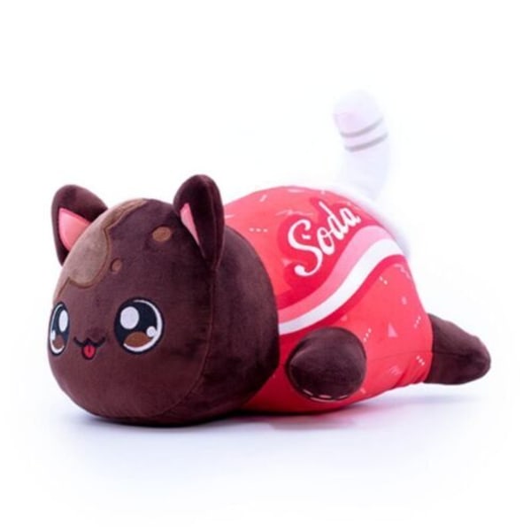 Meemeows Ruoka Aphmau Kissa Nukke Pehmolelu Pehmolelut Munkki 25cm - paikalliset myynnit Cola