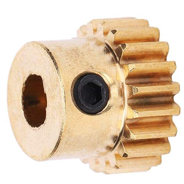 4301-0006-0020 Messing gearændring 20 tænder 6mm D-boring 0,8 MOD til industrirobot