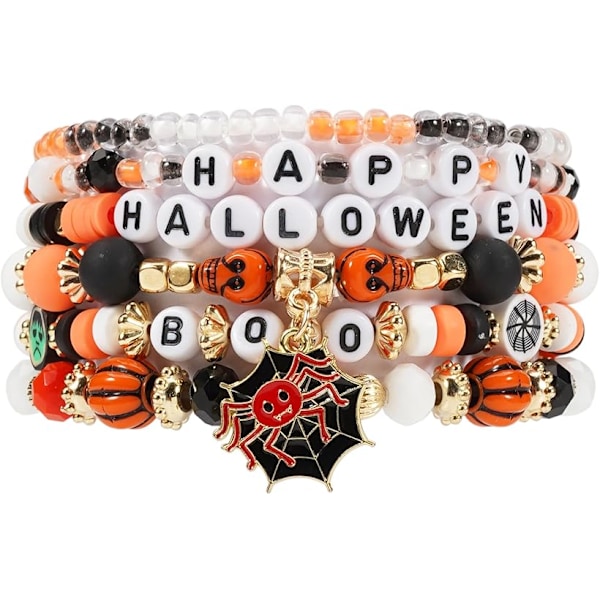 Halloween Armbånd Stakkebare Heishi Perle Stræk Armbånd (Stil 10) Style 10