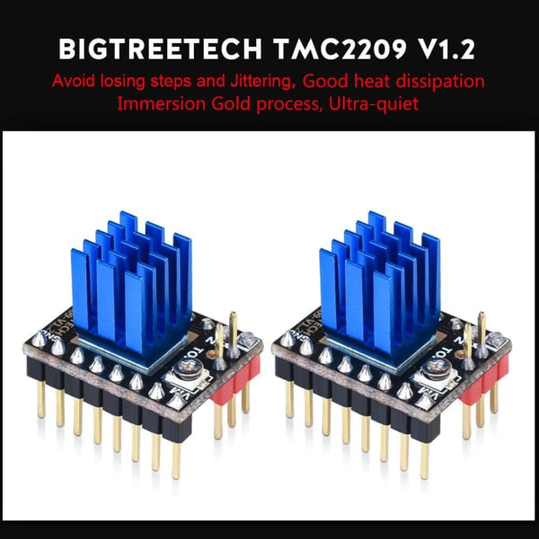 TMC2209 Steppermotordrivr Modul 3D-skrivarstyrenhet