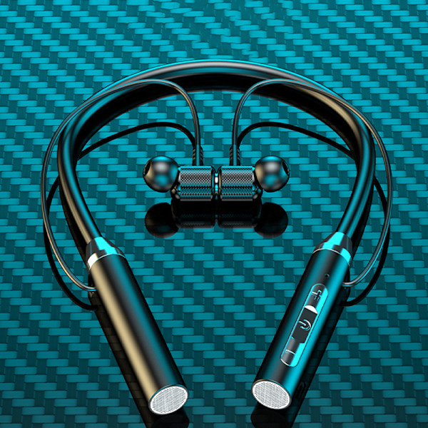 Trådlösa Bluetooth-hörlurar med nackbygel för sport, In-Ear-hörlurar