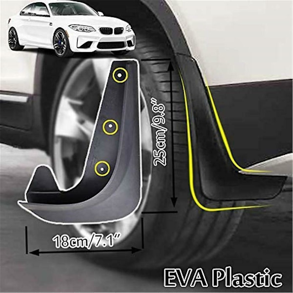 Universal Mudflaps för Bil SUV Sedan ---