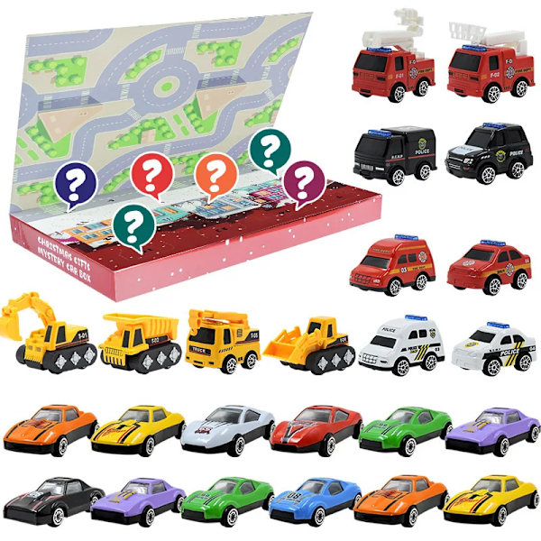 24-dagars julkalenderpaket med fidgetleksaker - Stressreducerande leksakskit, blindbox, julklapp till barn style 7