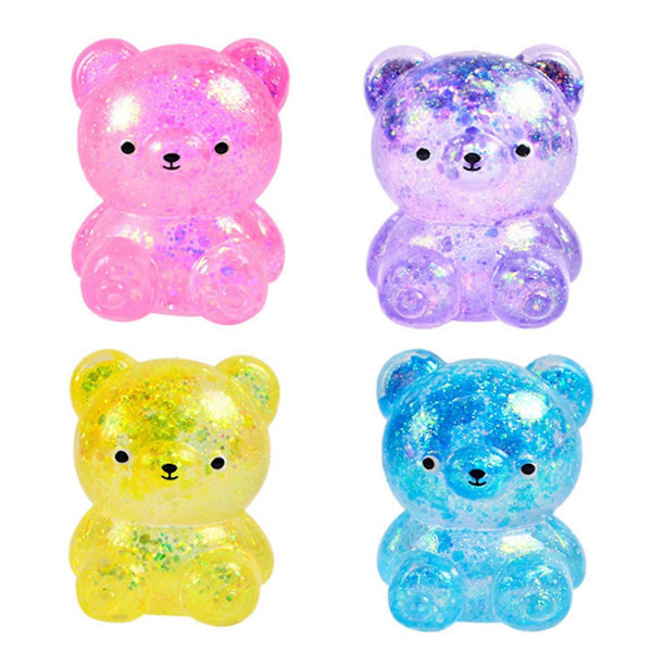 Kawaii Karhu Pehmolelu Stressipallot Luova Pehmeä Täytetty Eläin Hidas Palautumisen Lelut Lapsille Syntymäpäivä Lastenpäivän Lahjat