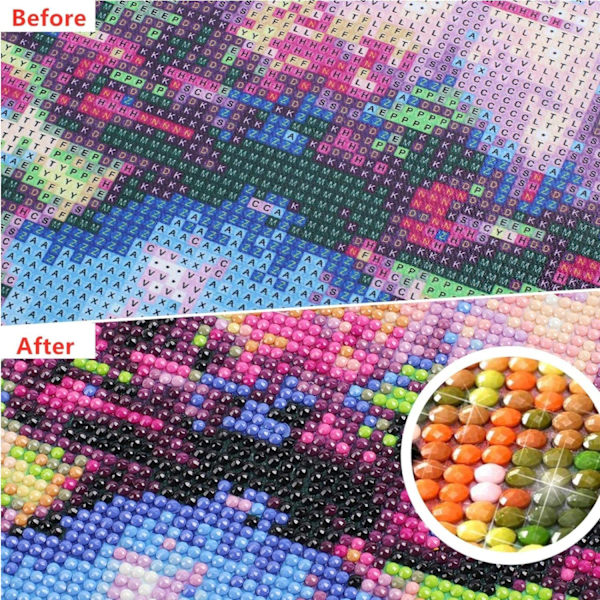 5D diamantmålning (efter nummer) Lämplig för vuxna Barn Nybörjare DIY Hemväggdekor 12x16 tum Häst Strassbroderi Konst Hantverk Present