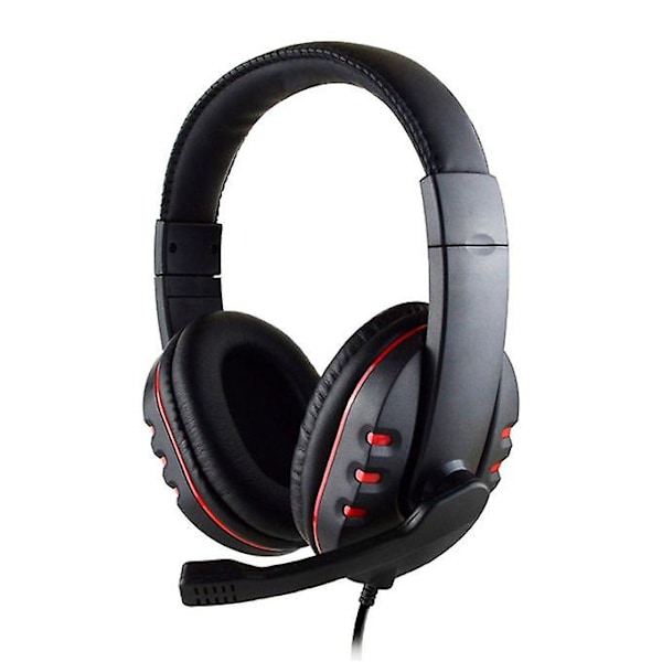 3,5 mm kablet gaming-headset med mikrofon til Xbox-one Ps4