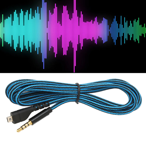 Hodetelefon Lydkabel Slitesterk Oksygenfri Kobber Erstatning Hodetelefon Lydkabel for Steelseries Arctis 3 5 7 Pro
