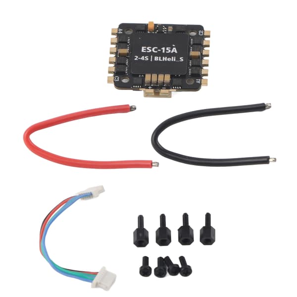 15A 4 i 1 Mini Elektronisk Cruise Control ESC RC Tilbehør til FPV Drone.