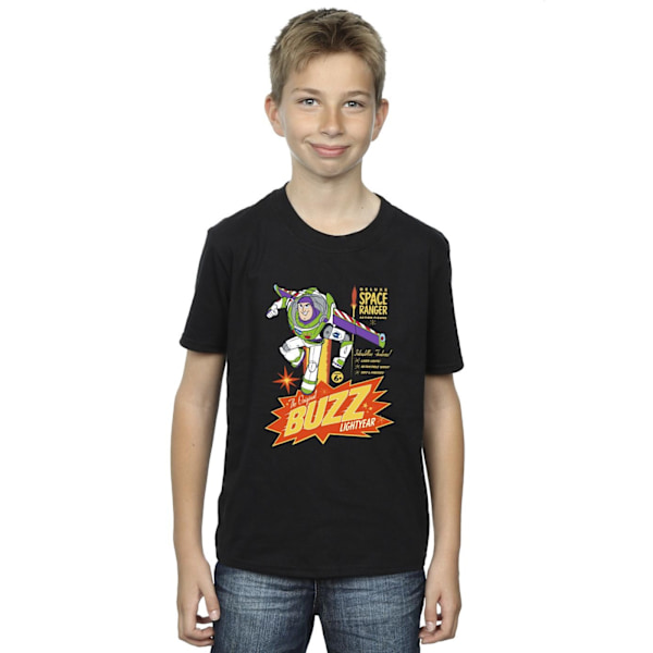 Disney Toy Story Buzz Lightyear Rymd T-shirt för Pojkar 5-6 år Blå Svart Black 5-6 Years