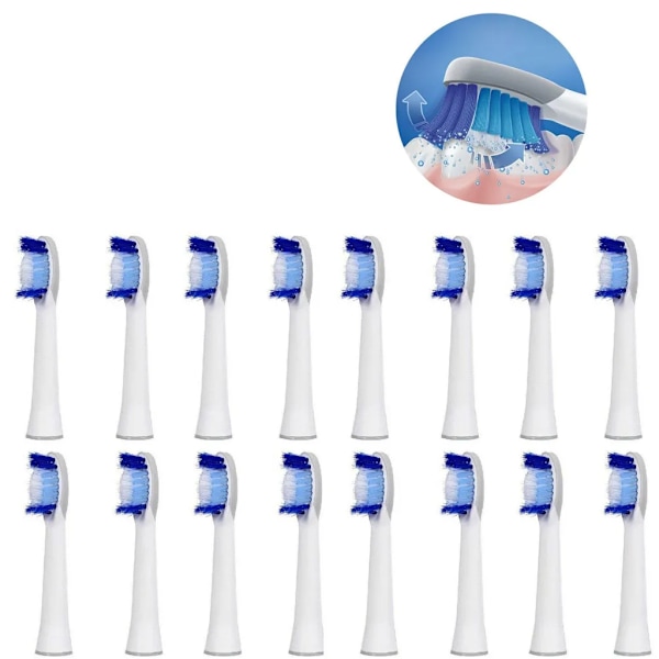 Pack of 20 toothbrush accessories suitable for S15 S26 S32-4 Puls Sonic replacement slim toothbrushes clean toothbrush holder