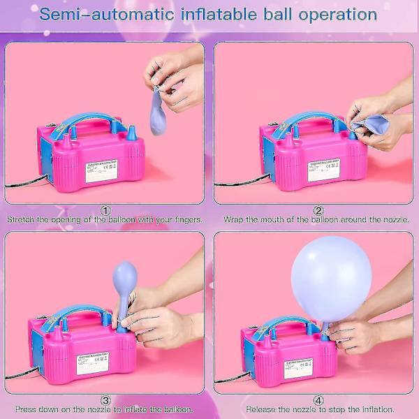Elektrisk ballongpump för festivaldekoration