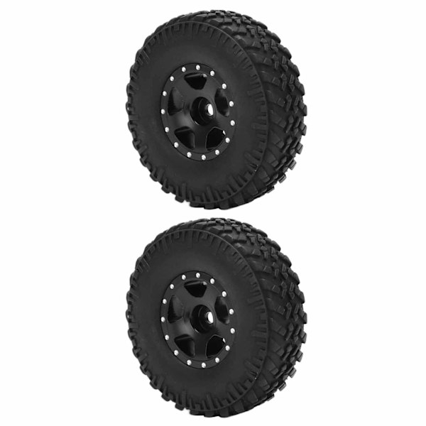 2 kpl metallivanteet Axial SCX24 90081 1/24 RC-mallinnuksen päivitysosat musta