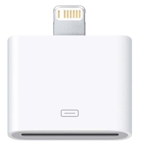 Lightning till 30-Pin Adapter Stöder Laddning Dataöverföring Kompatibel För iPhone iPad IPod 11 XS X 8 7Plus 6S 6S Plus 5S SE '-MM