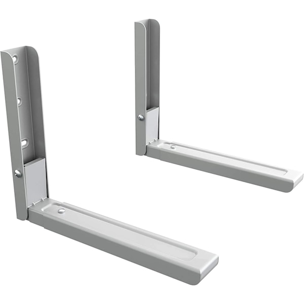 Mikrobølgeovn-holder for veggmontering Universelle utvidbare armer Mic Black