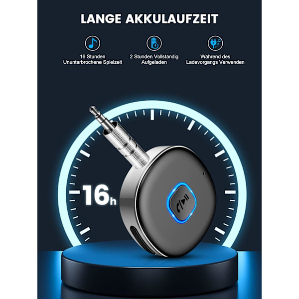 Bluetooth-adapter, for musikkstrømming/håndfri-samtaler