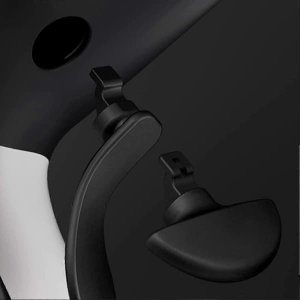 4 stk. Spilcontroller Bagside Paddles Professionel Udskiftning Metal Bagside Knapper Til Ps5 Edge Controller{hw} Black