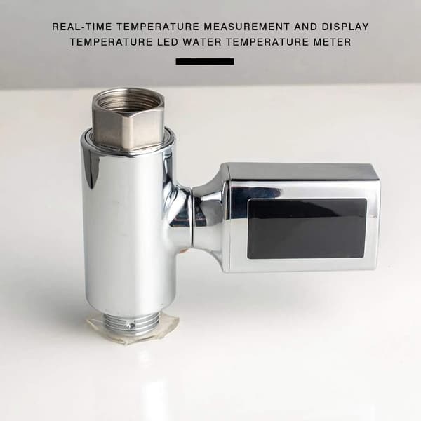 LED dusjhodetermometer Rask badevannstemperatur