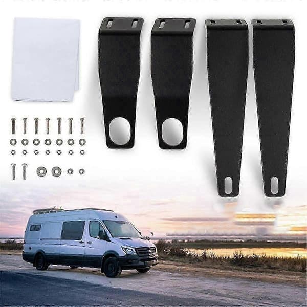 Sprinter korkean katon pakettiauton hattuhyllyn DIY-sarja 2019+ Black