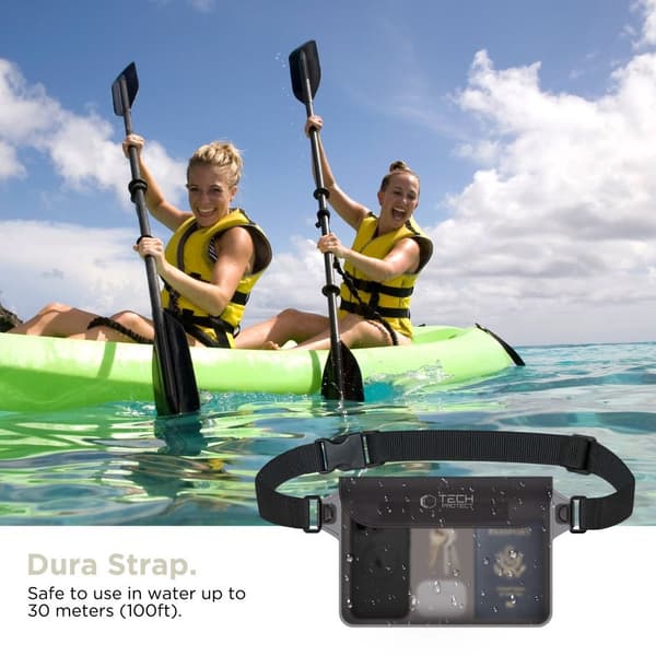Tech-Protect Universal Vandtæt Taske Sort (bt) 110