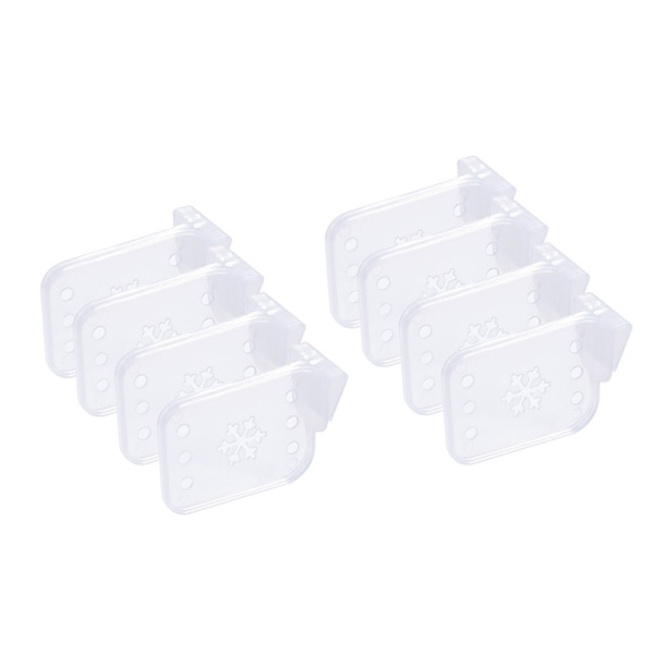 8 stk. køleskabsopdeler Justerbar Organizer Køkken 8PCS