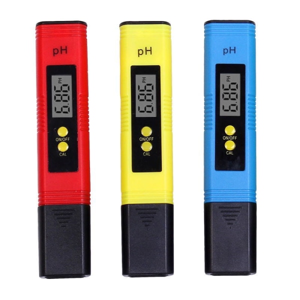 Bärbar pH-mätare vatten pH-testpenna Yellow