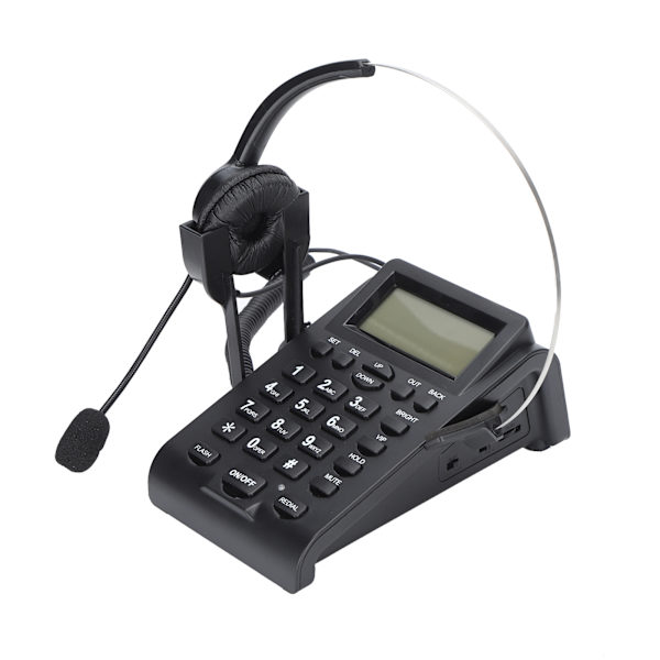 HT900 Call Center-telefon med omnidireksjonell mikrofon headset egnet for hjemmekontor
