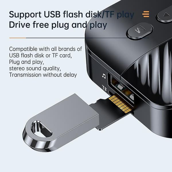 Bluetooth-mottaker Audio Bil Trådløs Bluetooth Audio Adapter