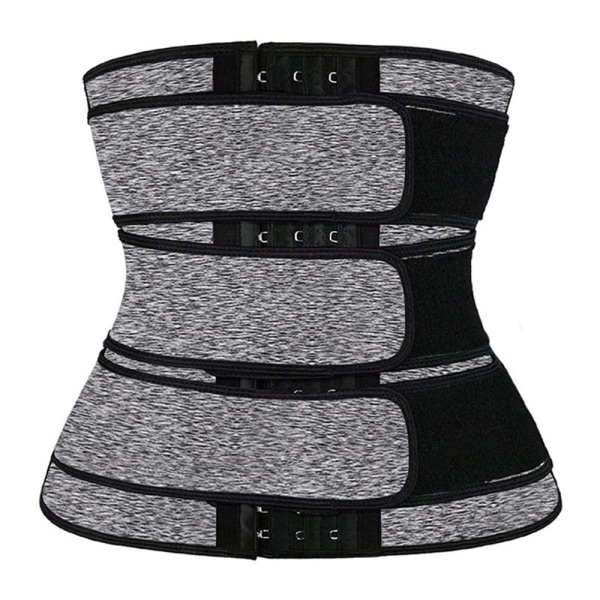 Korsett för kvinnor _ korsett med bröst i midja och mage _ Kor grå grey XL