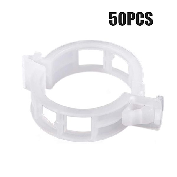 Genanvendelige plantesupport Haveklemmer til vinstokke Grøntsager Tomater Have drivhus 50stk 50 pcs