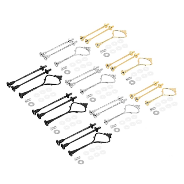 Kake Stativ Hardware 3-lags Kake Stativ Monterings Hardware Holder for Bryllup og Fest