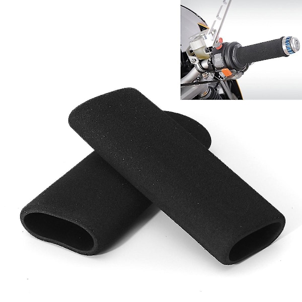 2-Pack Motorcycle Anti-Vibration Grip Protector Inner Diameter: 31mm (Applicable Range: 3.17-3.68cm) Comfort Foam Slip On For All Handles