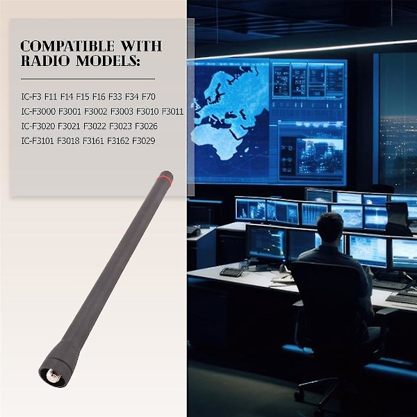 Toveis VHF-antenne 136-174MHZ for ICOM IC-F3 F11 F14 F15 F16 F33 F34 F70