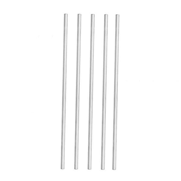 5 Bar Rustfrit Stål Rund Lige Aksel Stang 6mm Robot Legetøj Tilbehørssæt DIY4100-0006-0300