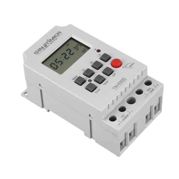 Sinotimer Tm630s-4 12v Sekundtimerbryter Stor Skjerm Kontroller