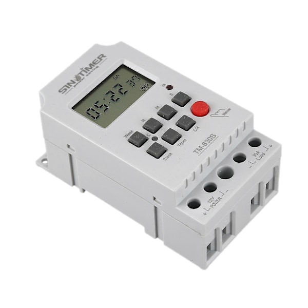 Sinotimer Tm630s-4 12v Sekuntikellokytkin Suuri Näyttö Ohjain