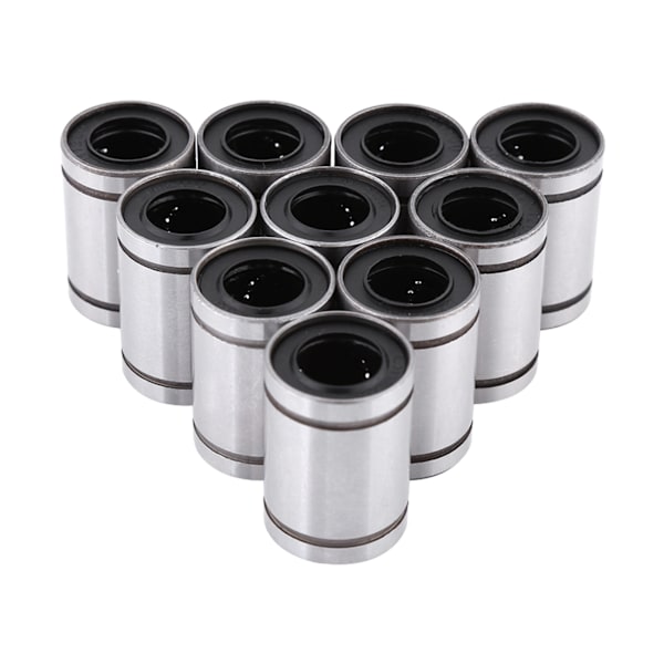 10 stk. LM12UU 12mm Lineær Bevægelses Kugleleje Bøsning til 12mm Stang 3D Printer CNC Dele