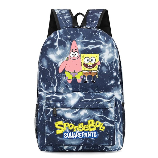 Spongebob New Backpack Kawaii Cartoon Fashion School Bag Anime Bag Oxford Cloth Kids Backpacks Trendy Student Bags Gifts