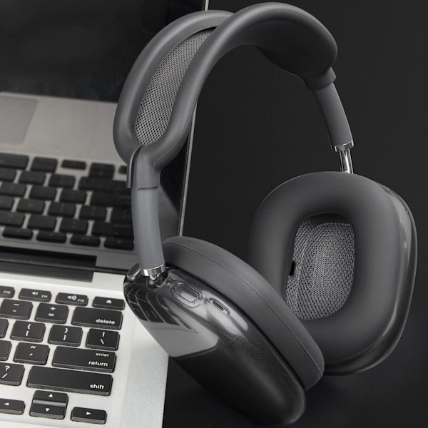 Skyddande set för AirPods Max, fodral + TPU-fodral + silikonskydd, svettsäkert tillbehör, lätt att tvätta, reptåligt
