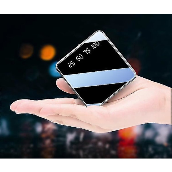 Mini High Capacity Power Bank 20000 Mah, Erittäin Ohut, Kompakti, Kätevä, Nopea Lataus, Universaali Power Bank Matkapuhelimille[qb]