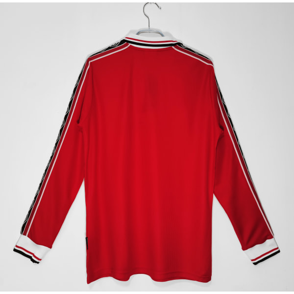 Retro Legend 98-99 Manchester United langærmet trøje G.Neville nr. 2 G.Neville NO.2 L