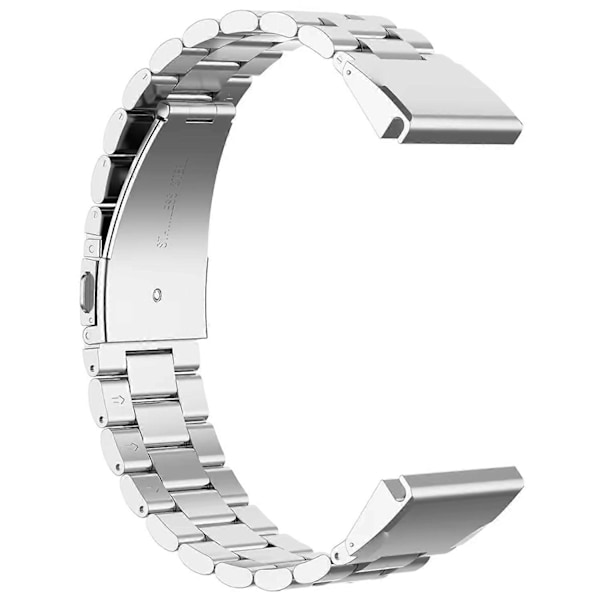 For Garmin Fenix 7X/7X Pro/6X Quickfit 26mm Rustfritt Stål Armbånd 3 Perler Klokkereim - Sølv Flerfarget[qb] Multicolor Silver