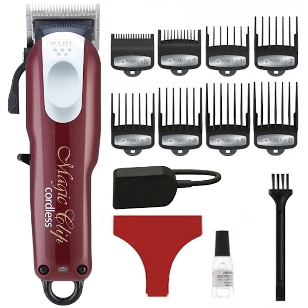 5 Star Series Magic Clip Sladdlös Professionell Hårklippare Red-brown
