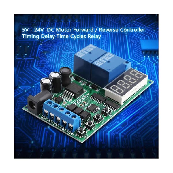 Dc 5-24v Multifunktion Motor Reversibel Controller Driver Board Til Legetøj Plc Garageport