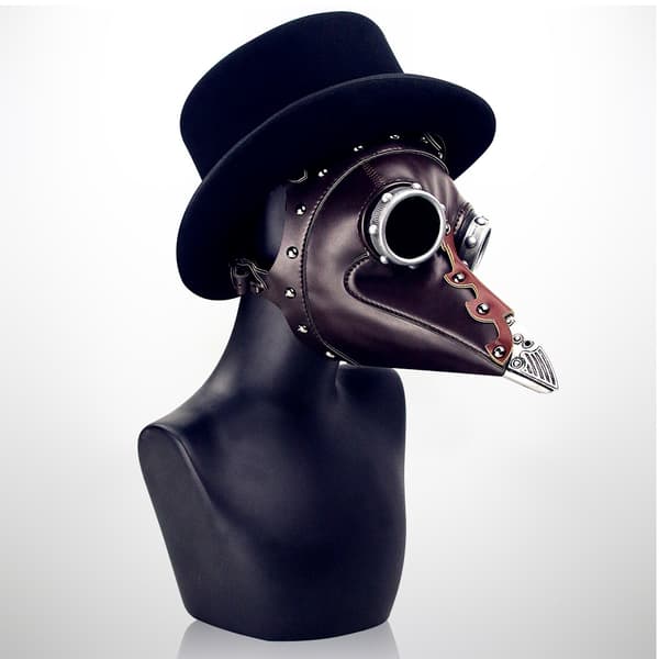 Black Friday Steampunk Halloween Pestedoktor Fuglenebb Maske Hodeplagg | Feriefest Utkledning**LE053 hatt LE053 hat
