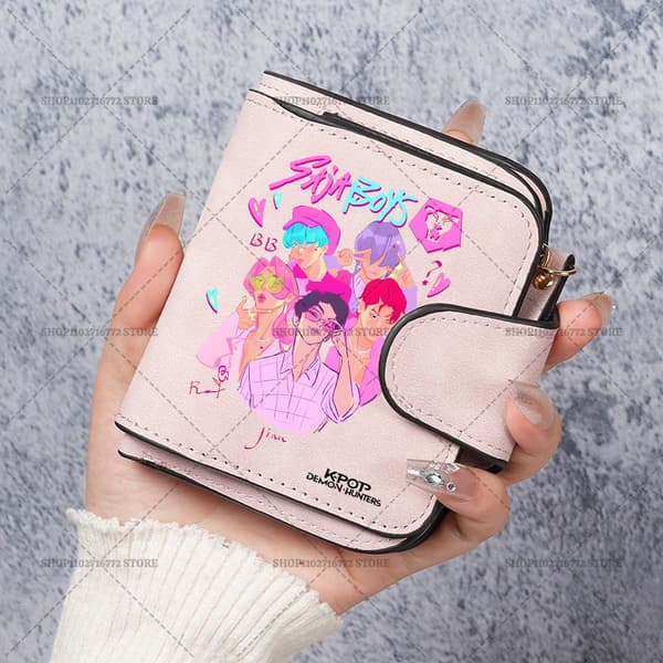 K-Pop Demon Hunters PU Plånbok | Passfodral & Reseplånbok**5 5