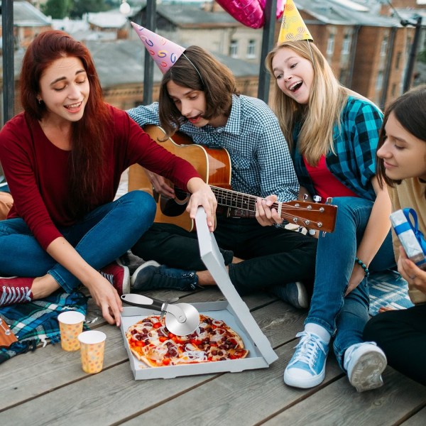 Professionell pizzaskärare, pizzaskärare i rostfritt stål