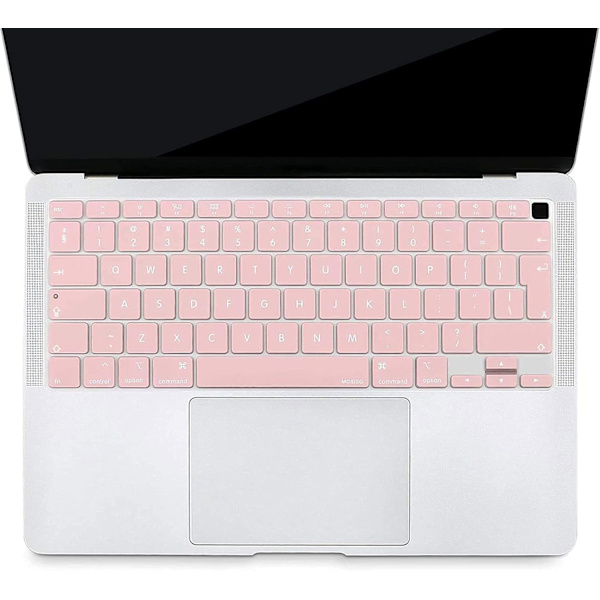 Rose Quartz tangentbordsskydd kompatibelt med MacBook Air 13 tum