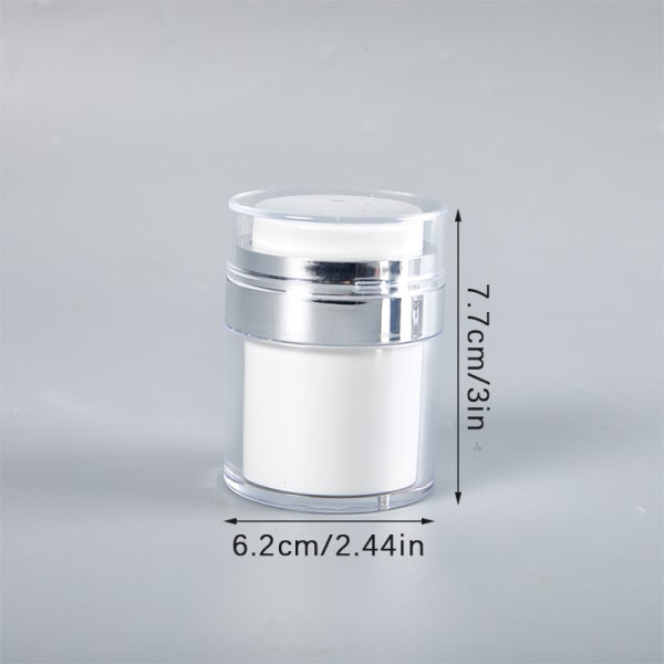 15/30/50ml Vakuumluftfria pumpburkar Kosmetisk behållare 50ML