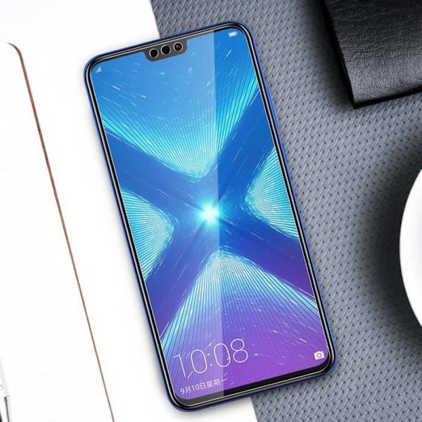 Film Honor 8X/View 10 Lite Skærmbeskytter Hærdet Glas 9H 0,33 mm Transparent Hvid