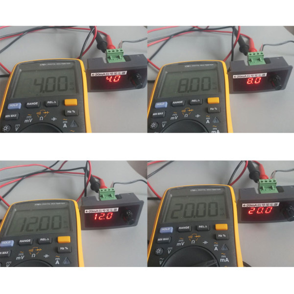 4-20mA signalgenerator for signal kilder/kontrollventiler for DC 12V/24V